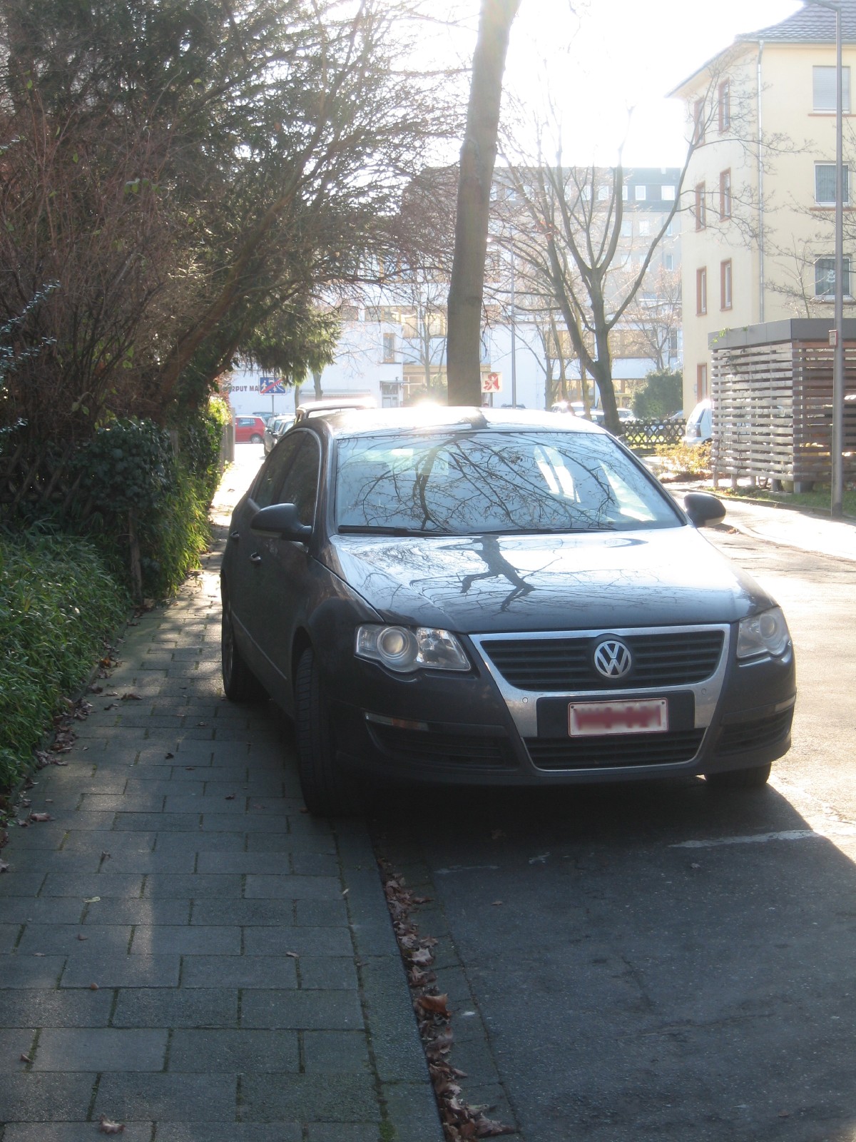 Parken in Belgien...