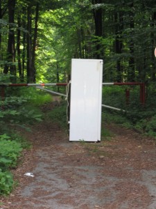 Kühlschrank im Wald