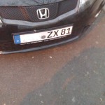 ZX81 Nummernschild